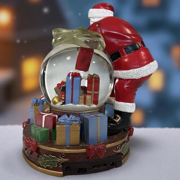 Bradford Exchange "Wishes Come True" Snow Globe w/ Lights + Music Thomas Kinkade - Picture 2 of 16